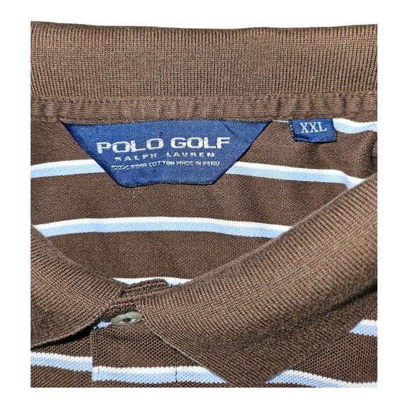 Polo Golf Ralph Lauren Men's Polo Shirt XXL 100% Pima Cotton Short Sleeve - Picture 3 of 7